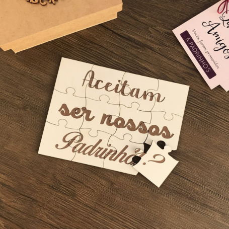 Quebra-Cabeça Padrinhos